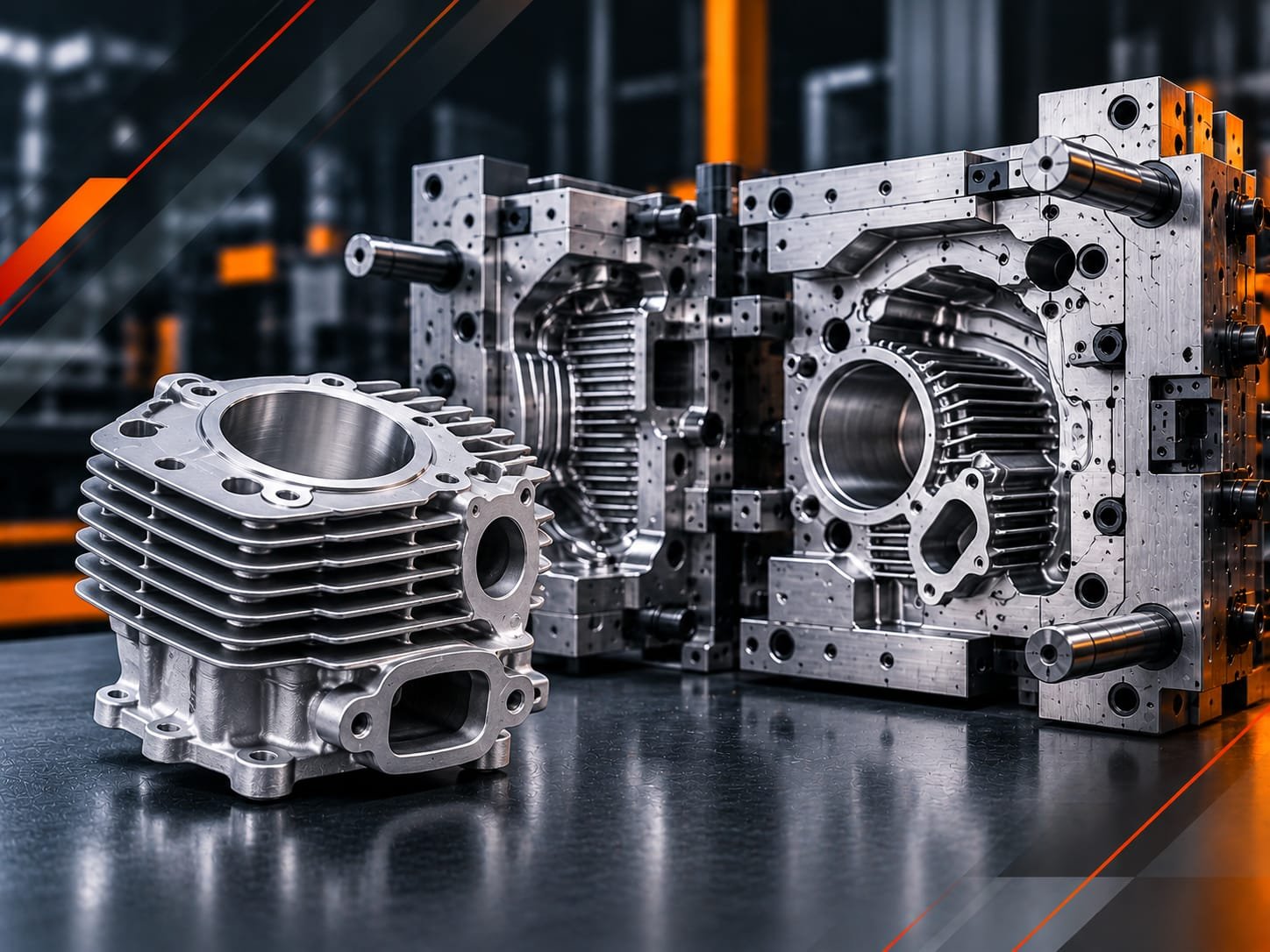 Satya Moulds ACR bridge fork top die for pressure die casting