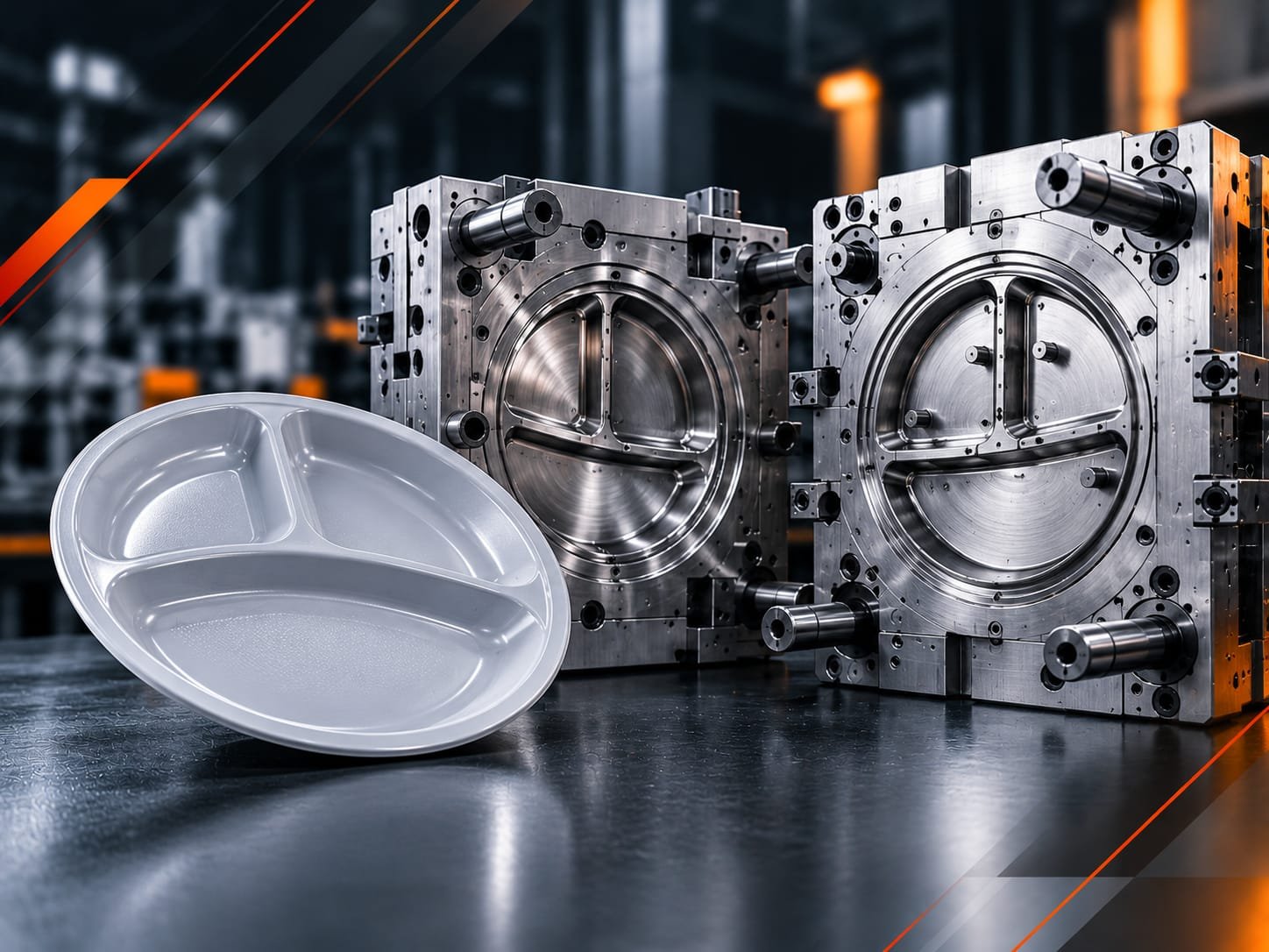Satya Moulds HPDC die casting die for dish plate