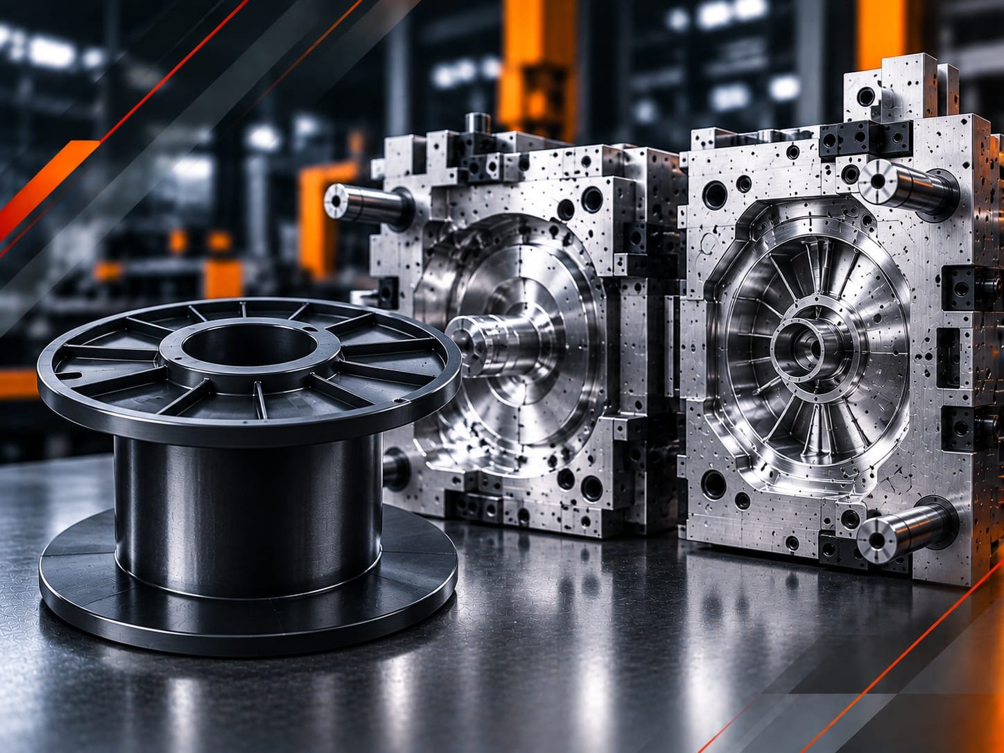 Satya Moulds plastic injection mould for bobbin