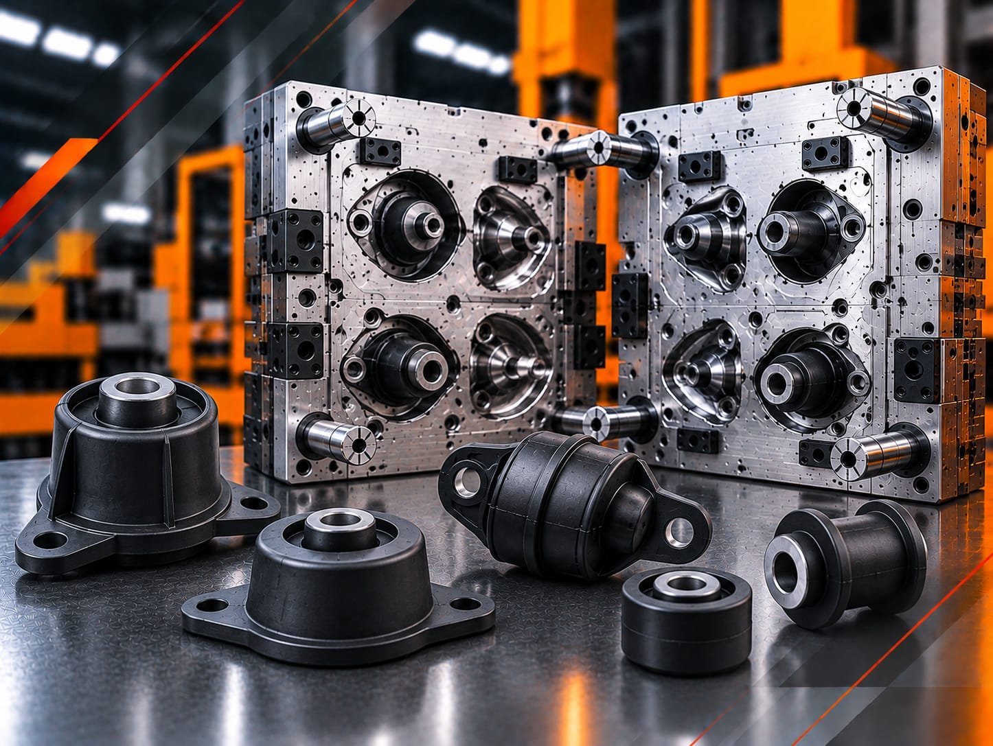 Satya Moulds rubber mould for damper